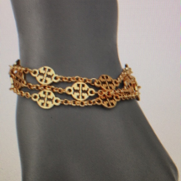 ❤️TORY BURCH MULTI STRAND LOGO BRACELET❤️ - Picture 5 of 6
